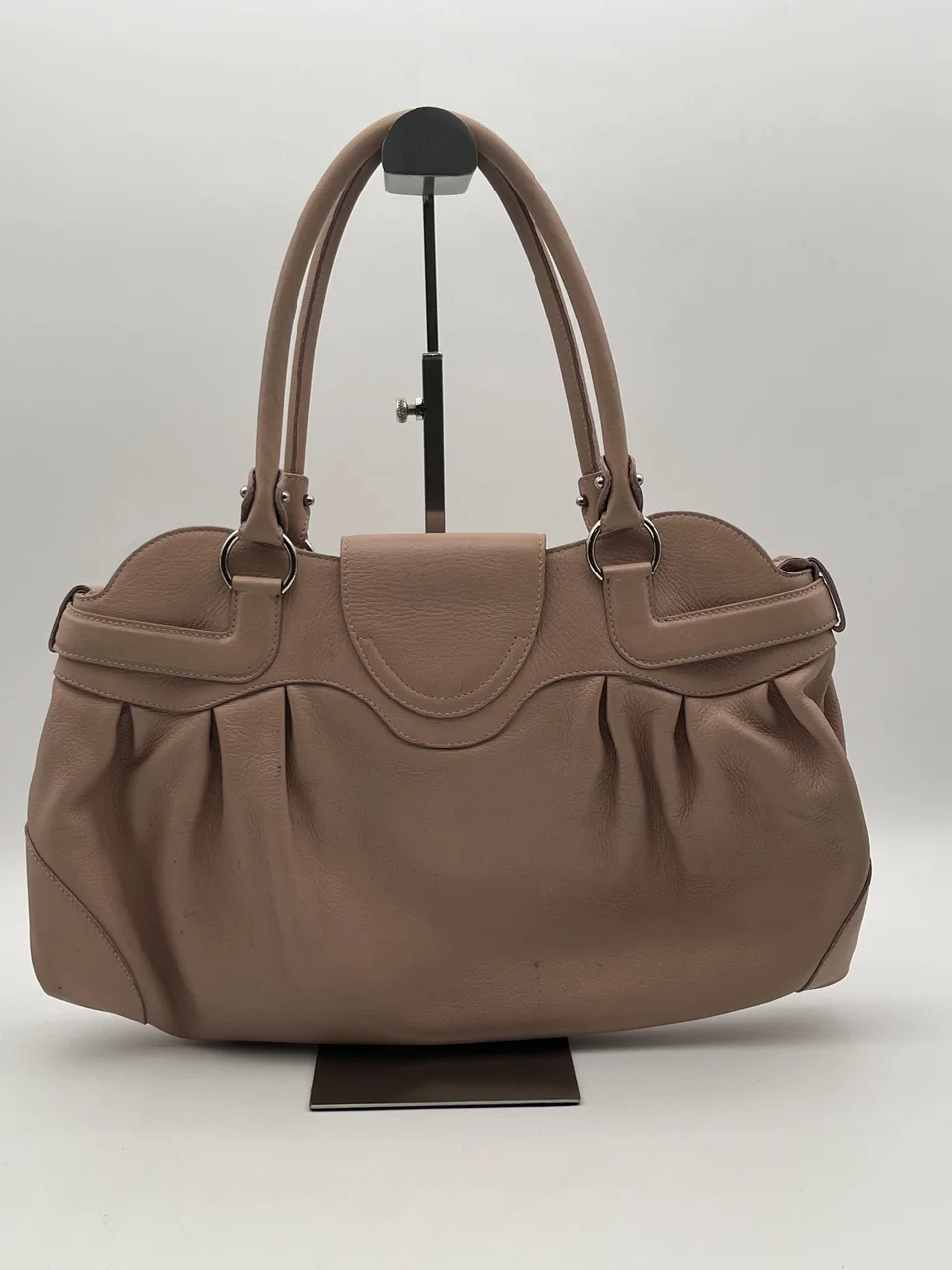 SALVATORE FERRAGAMO GANCINI SHOULDER BAG (PINK) hover
