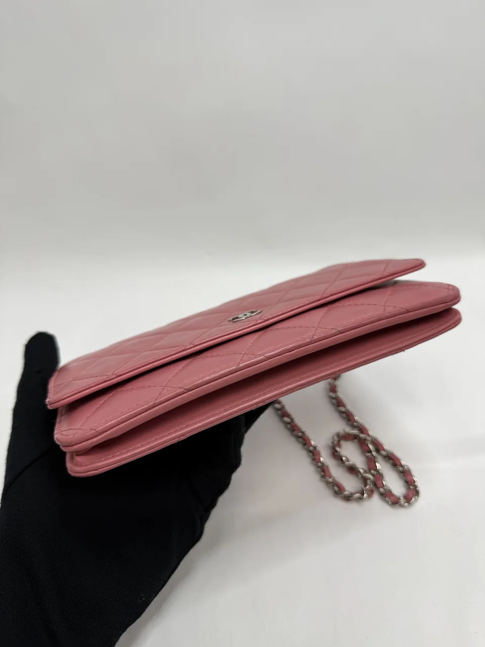 CHANEL LAMB SKIN CHAIN SHOULDER BAG (22 SERIAL CODE) view 7