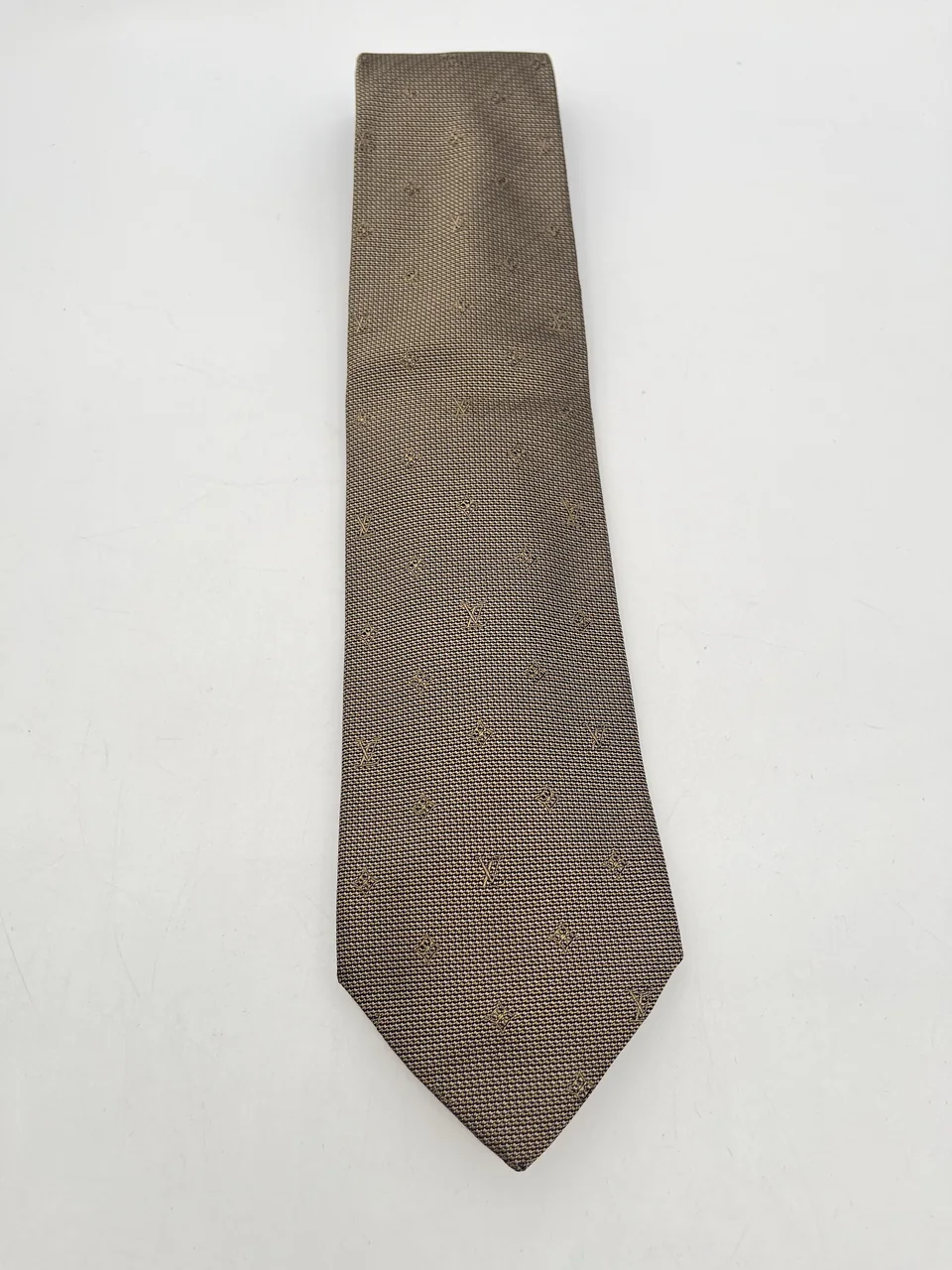 LOUIS VUITTON NECKTIE BROWN