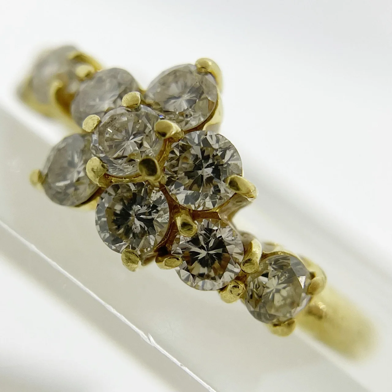 K18 DIAMOND RING FD1.10CTS 3.4G view 3