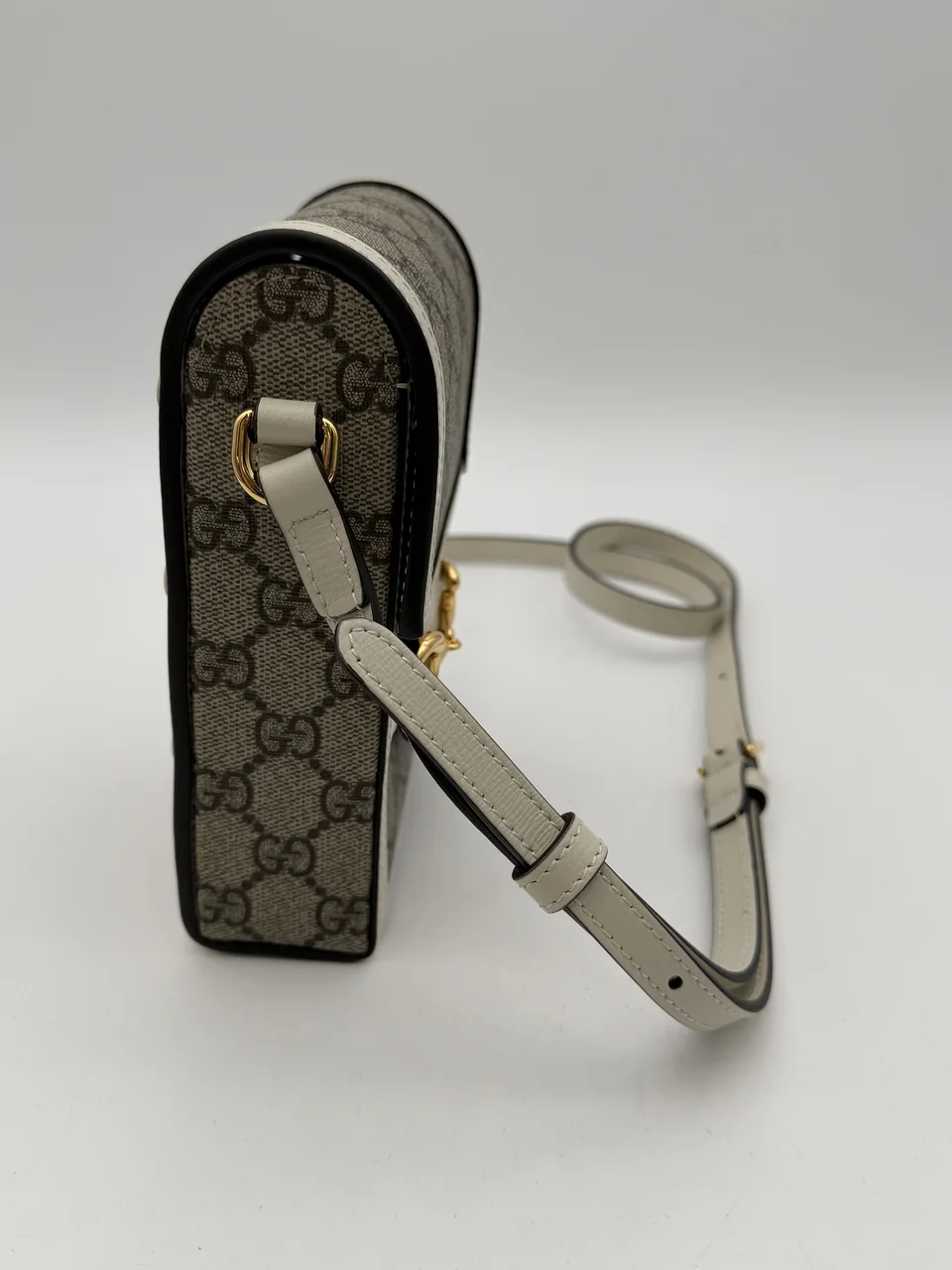 GUCCI HORSEBIT MINI SHOULDER BAG (GRAY) view 6