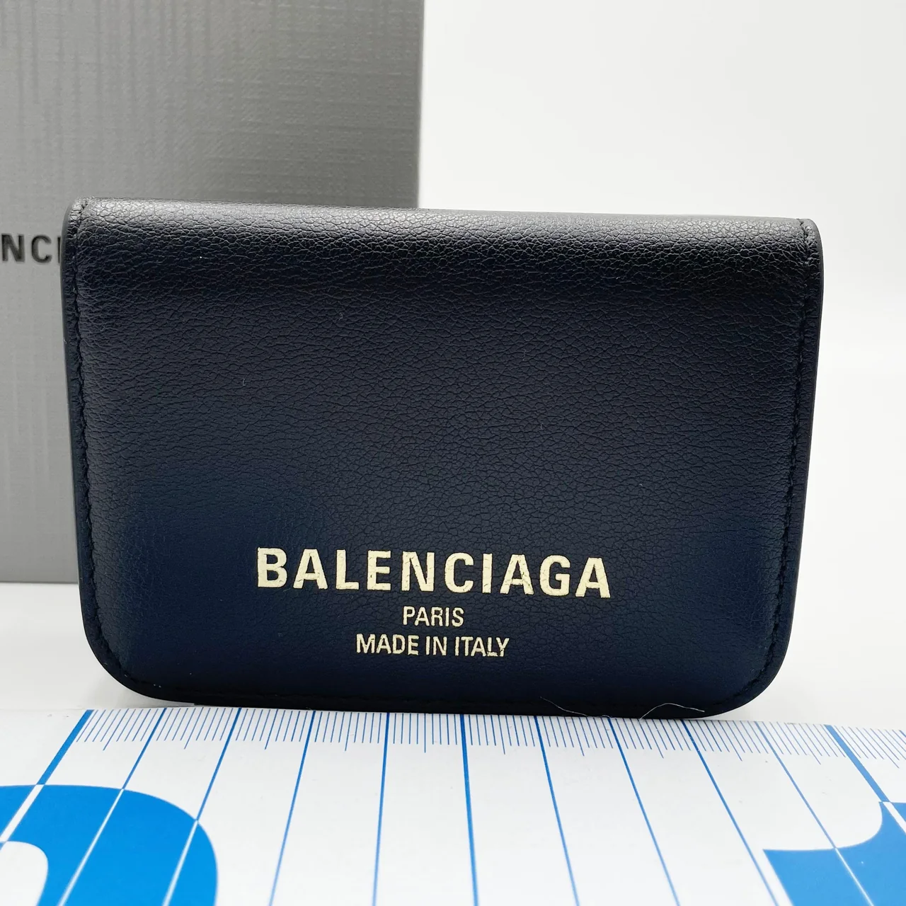 BALENCIAGA TRIFOLD WALLET (BLACK)