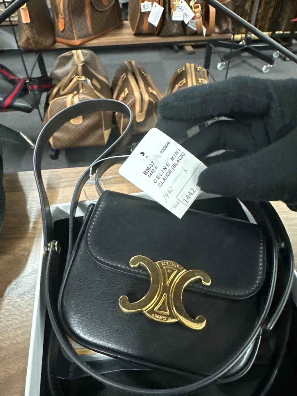 CELINE MINI CLAUDE (BLACK)