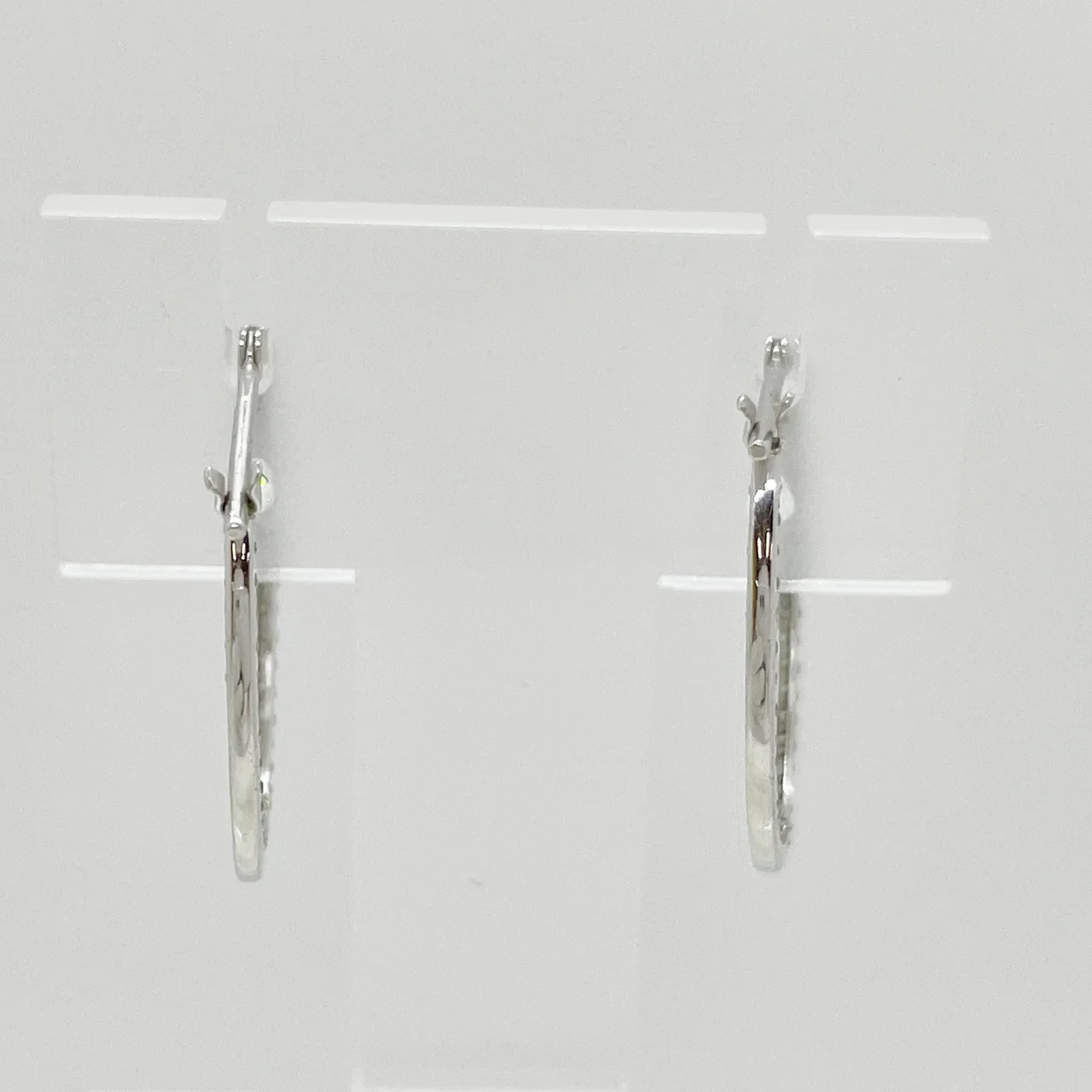 K18WG DIAMOND EARRINGS FD0.25CT*2 2.0G view 5