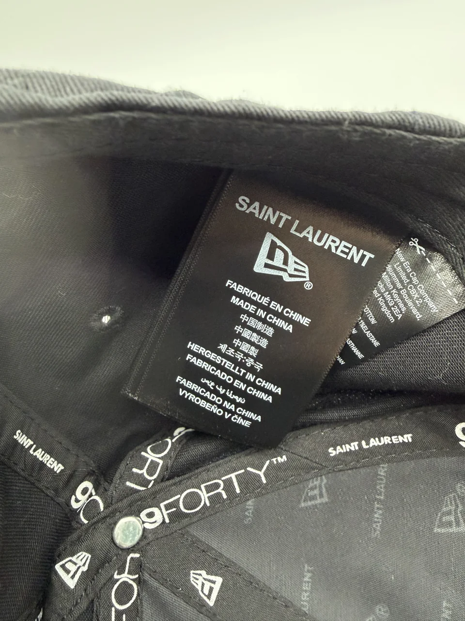 SAINT LAURENT PARIS X NEW ERA CAP view 7