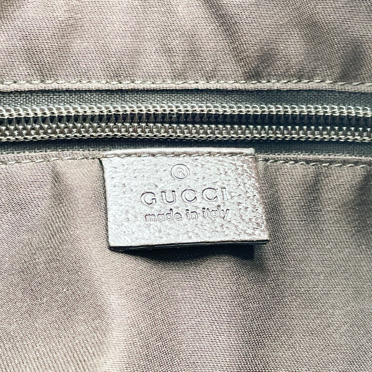 GUCCI CHERRY LINE SHOULDER BAG (BROWN) hover