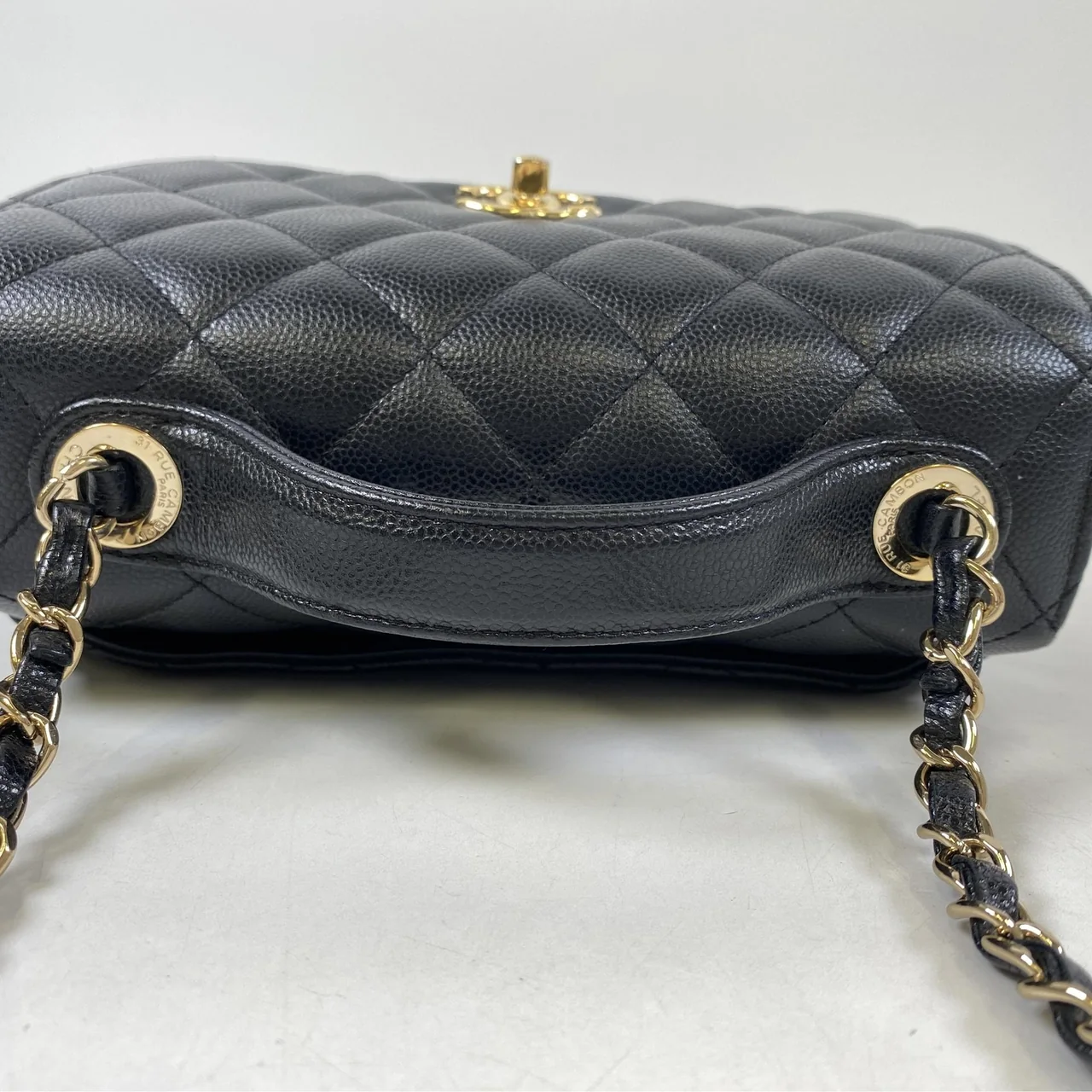 CHANEL CAVIAR TWO-WAY CHAIN SHOULDER BAG view 19