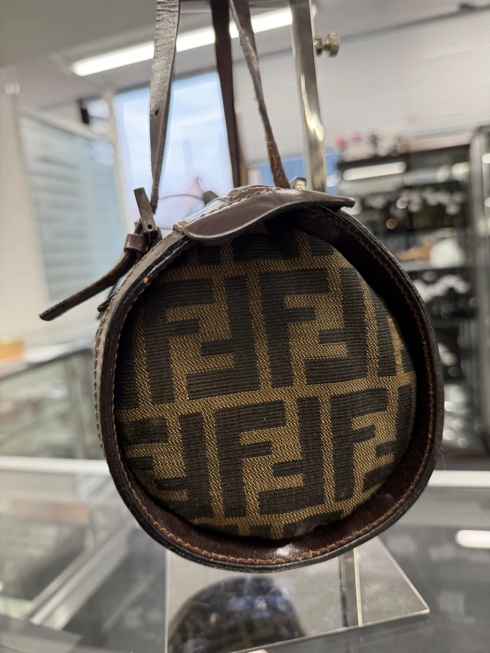 FENDI ZUCCA HANDBAG view 4