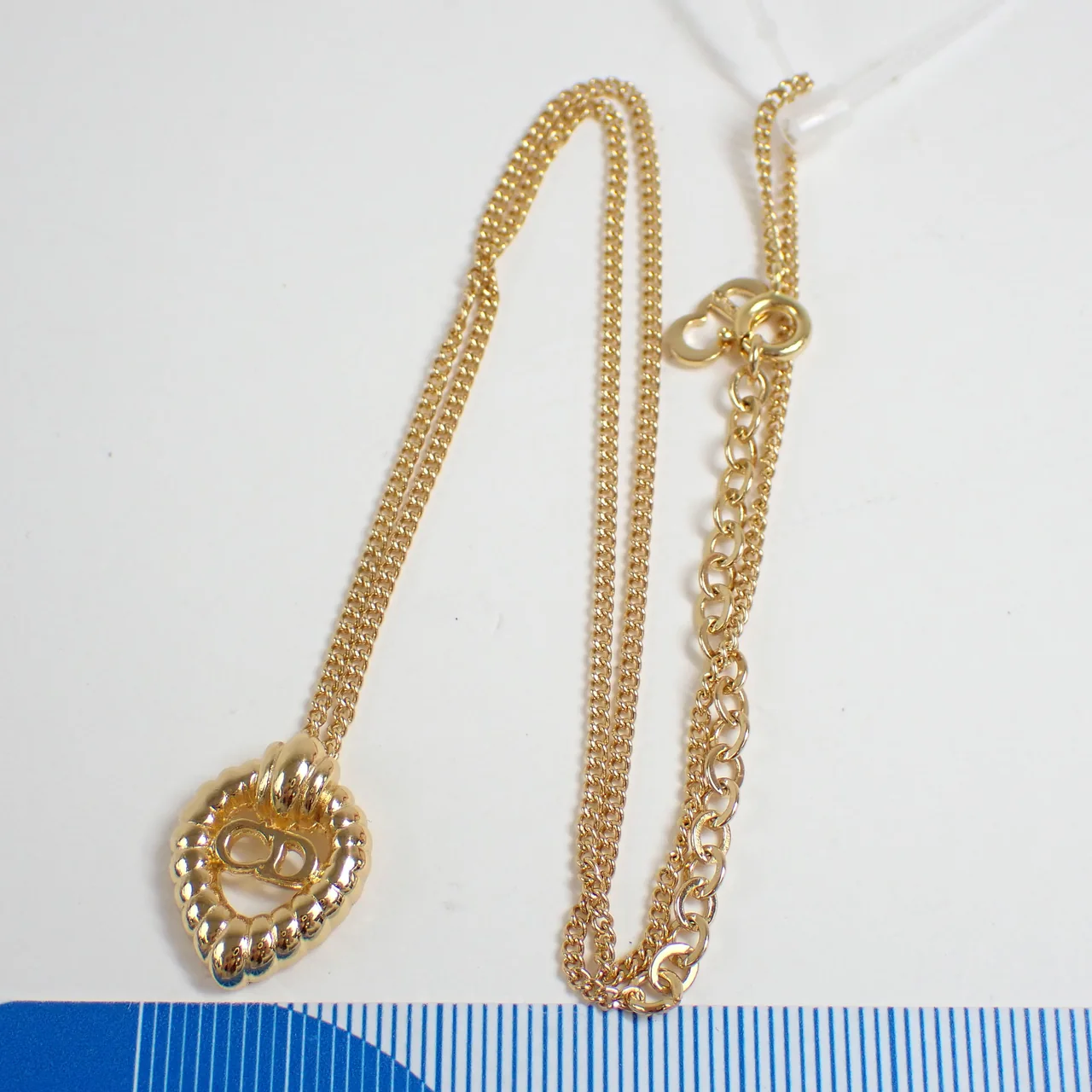 DIOR LOGO NECKLACE hover