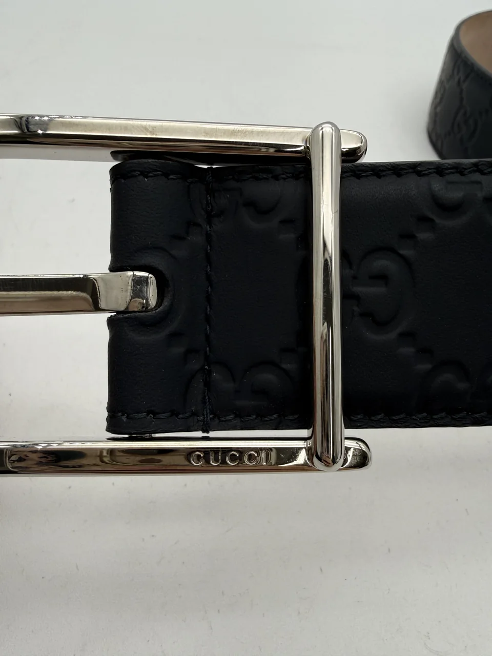 GUCCI GUCCISSIMA MATTE BELT (90/36) view 6