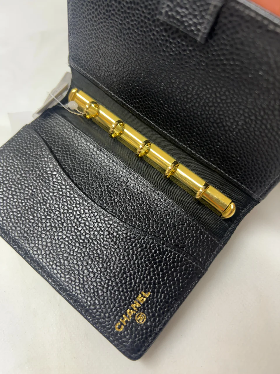 TN-4 78-7 CHANEL CAVIAR NOTEBOOK COVER view 6