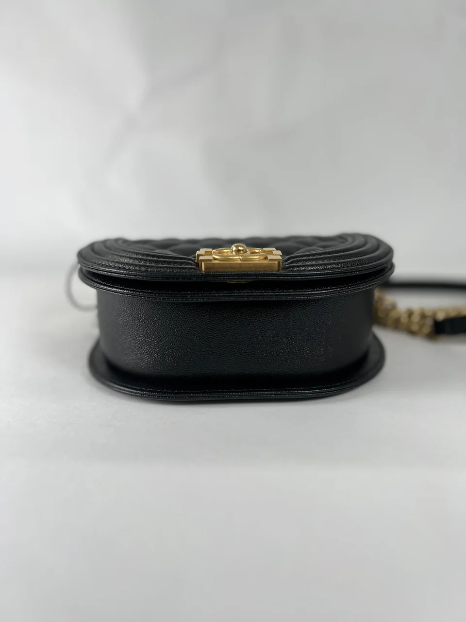CHANEL CAVIAR LE BOY MESSENGER BAG view 15
