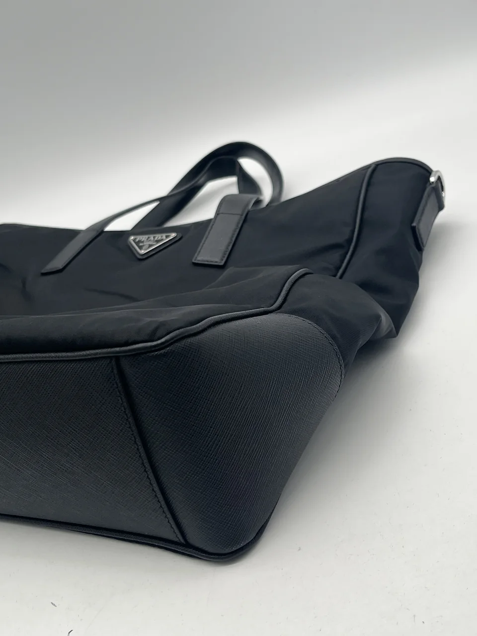 PRADA TESSUTO TOTE BAG (BLACK) view 7