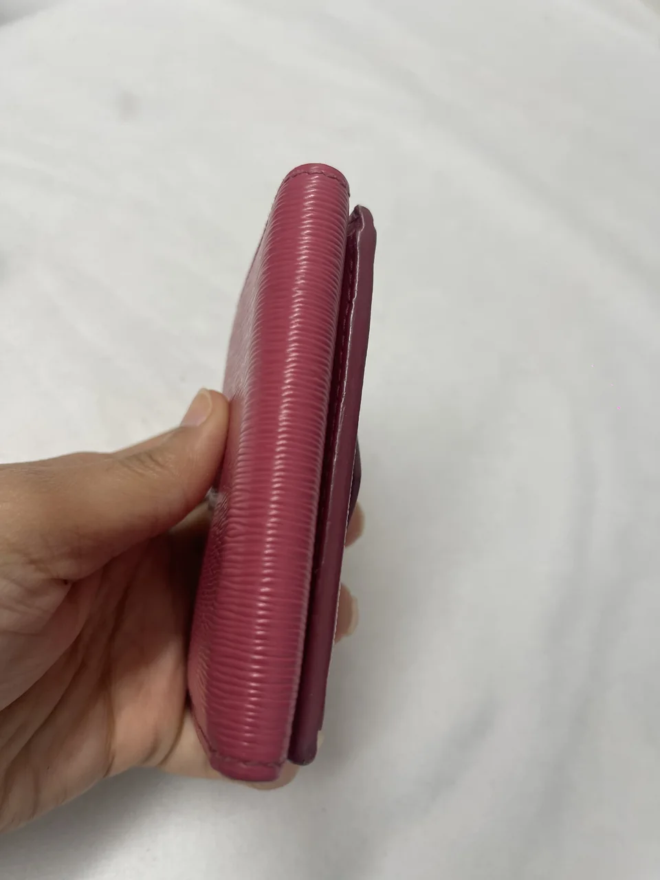 PRADA TRIFOLD COMPACT WALLET (PINK) view 6