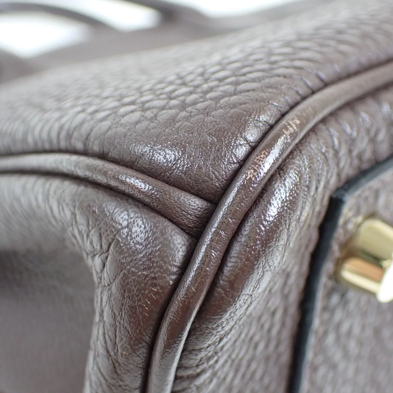 HERMES BIRKIN 30 (TOGO, DARK BROWN, □N STAMP) view 4