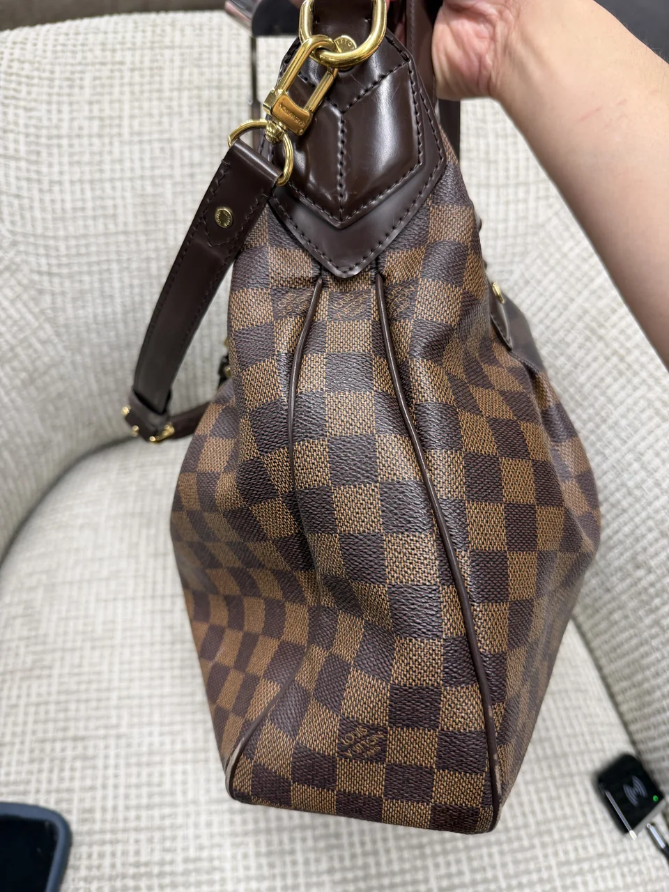 LV DAMIER EVORA MM view 6
