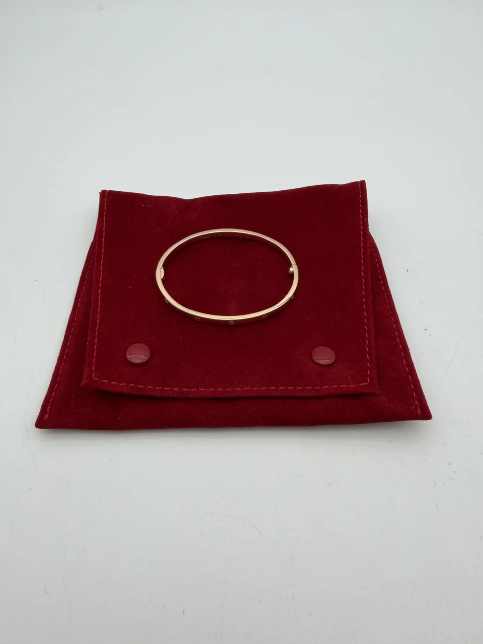 75P CARTIER LOVE BANGLE SM 16.0G (SIZE 15)