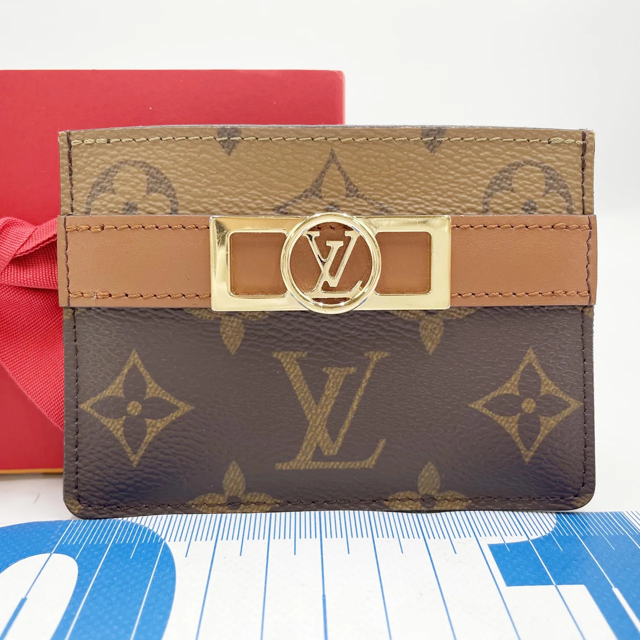 LV MONOGRAM REVERSE PORTE CARTES DAUPHINE