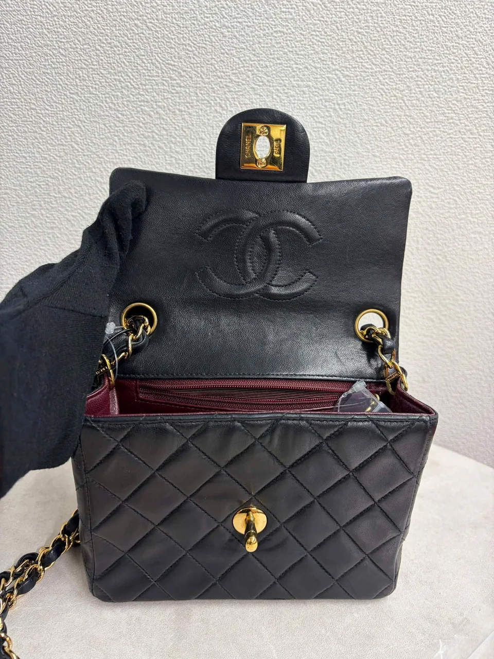CHANEL LAMB SKIN MINI MATELASSE (7 SERIAL CODE) view 4