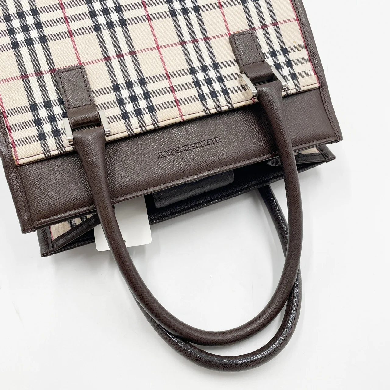 BURBERRY HANDBAG (BROWN) view 6
