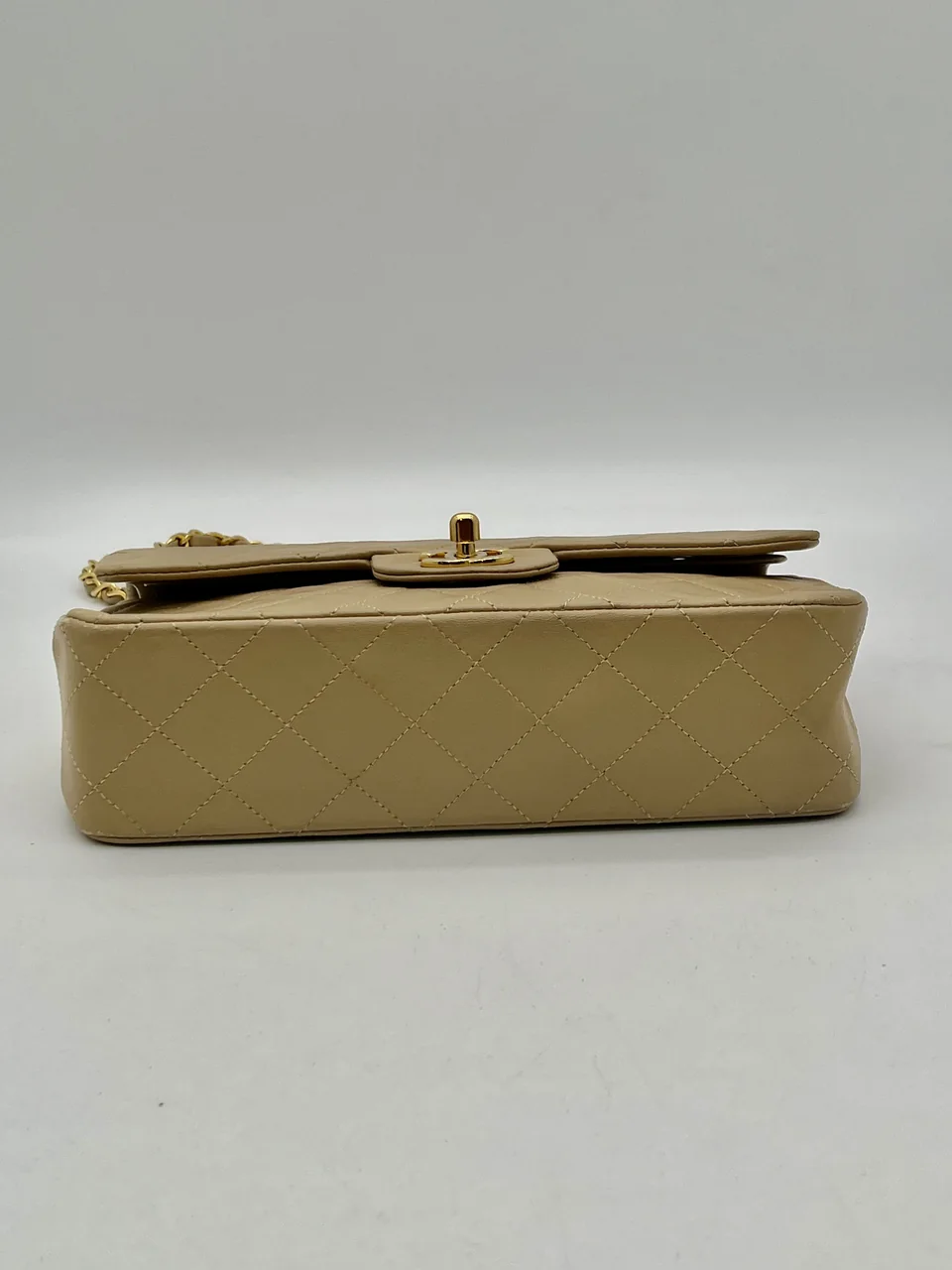 CHANEL LAMB SKIN DOUBLE FLAP view 5