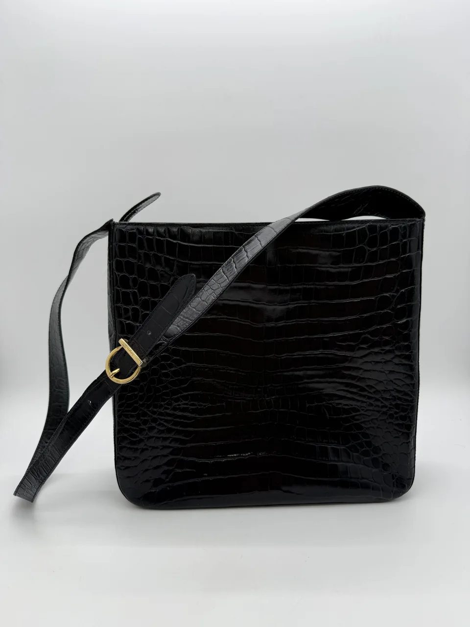 SALVATORE FERRAGAMO DOUBLE GANCINI SHOULDER BAG hover
