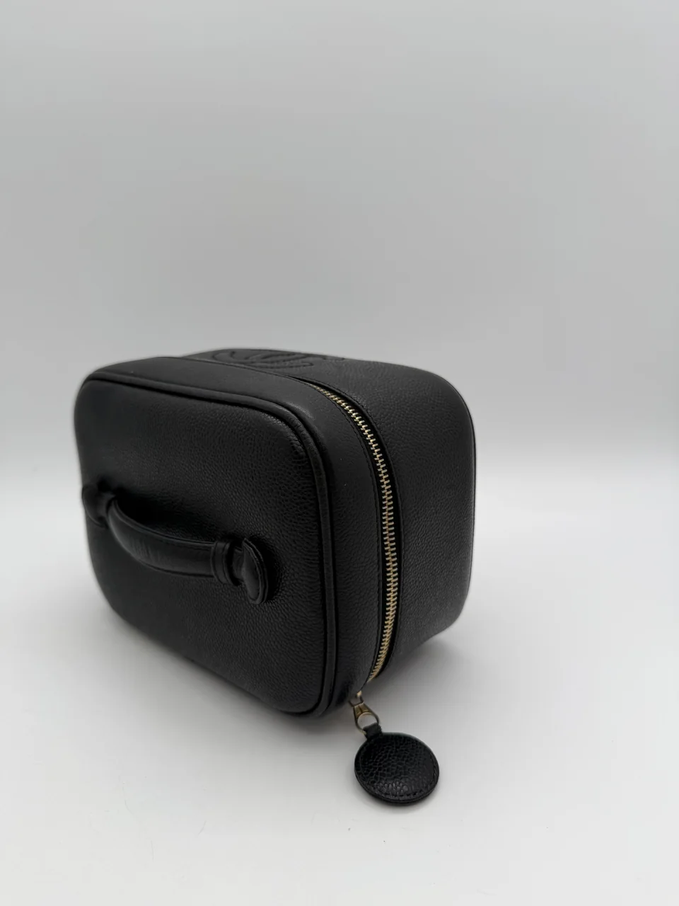 CHANEL CAVIAR COCO MARK VANITY BAG view 6