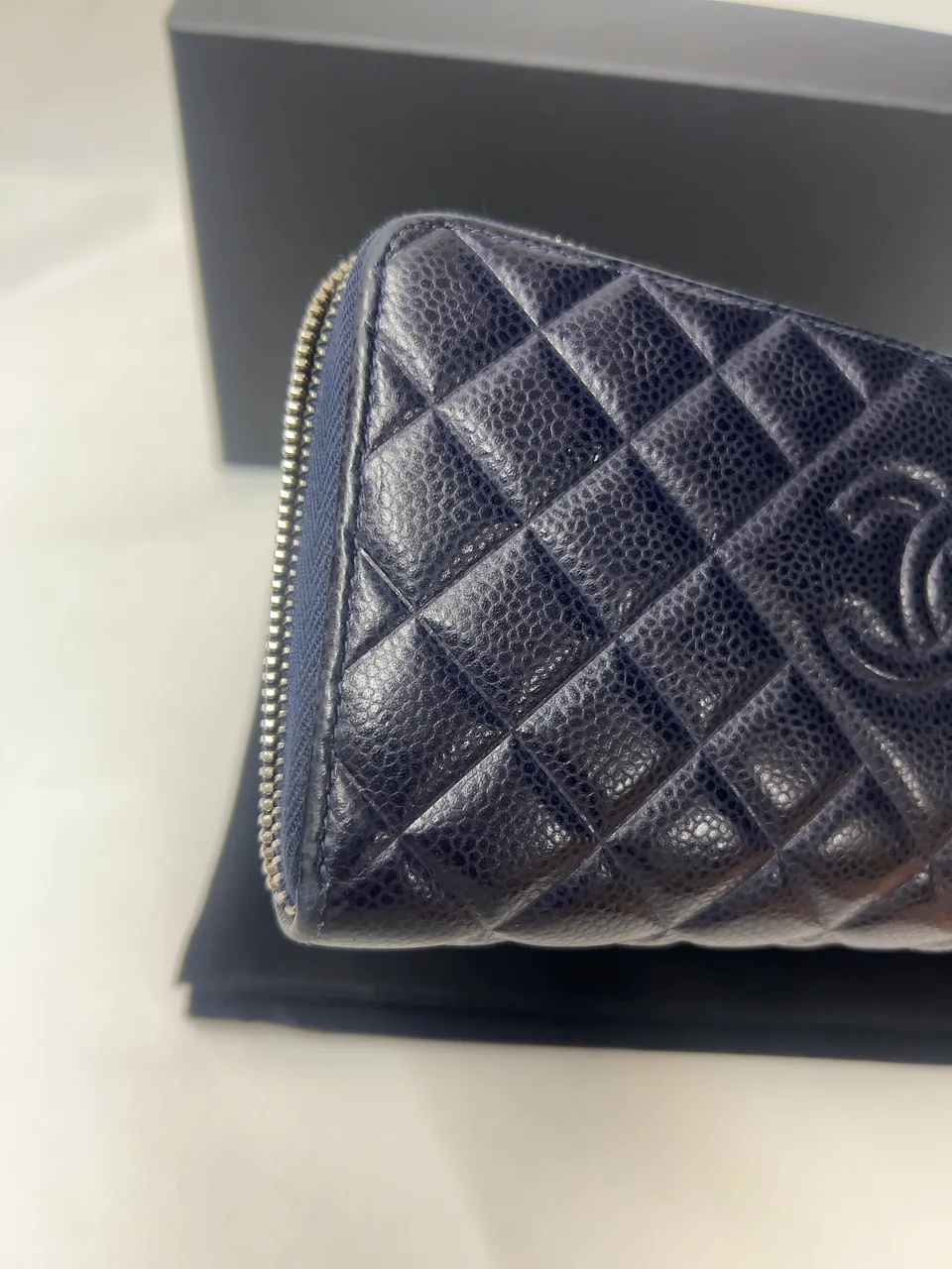 CHANEL CAVIAR MATELASSE LONG WALLET view 4
