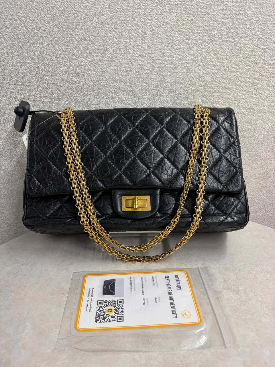 CHANEL CALF SKIN 2.55 MAXI view 13
