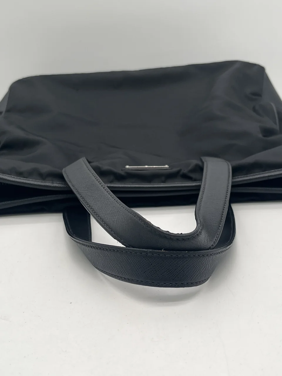 PRADA TESSUTO TOTE BAG (BLACK) view 4