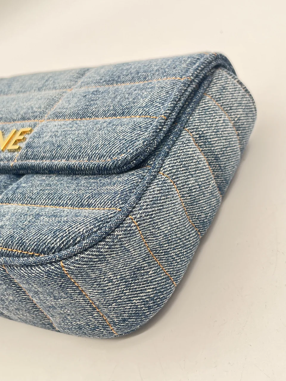 CELINE DENIM CHAIN BAG view 7