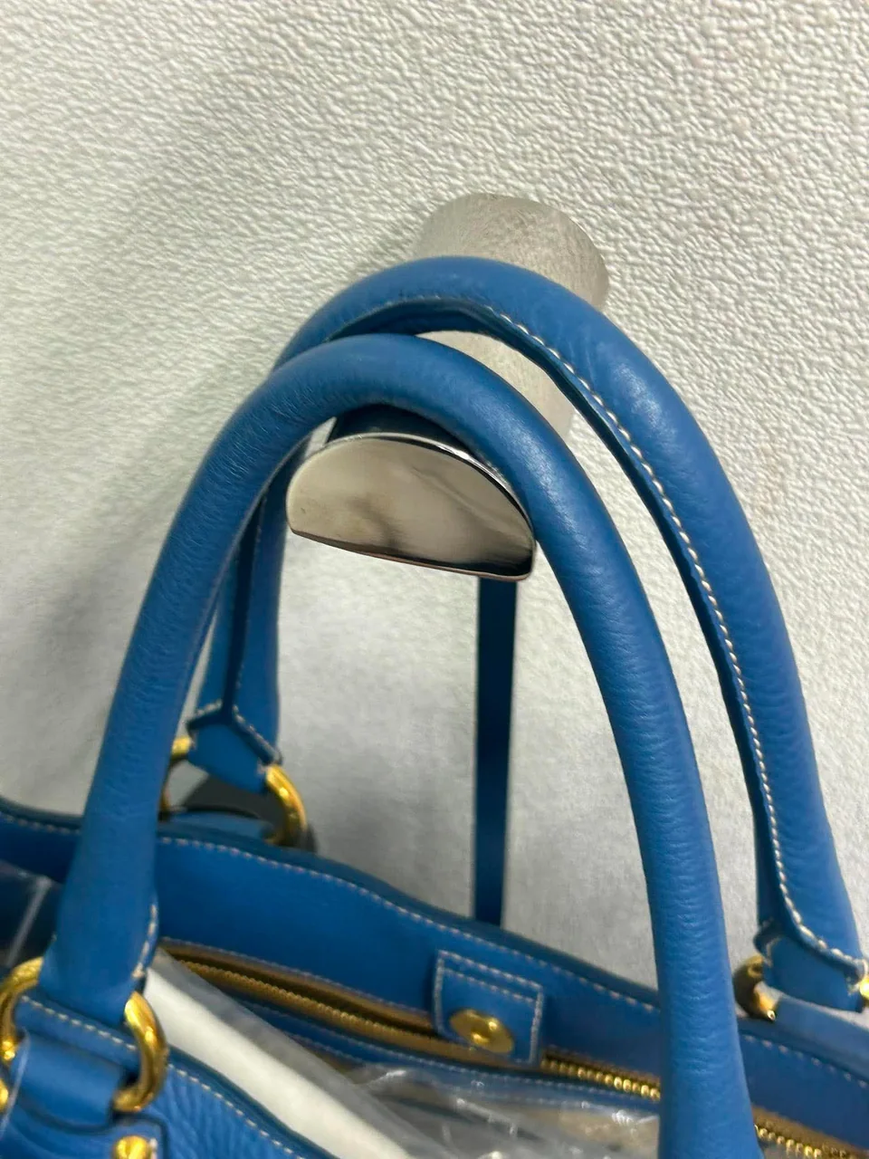 PRADA SAFFIANO TOTE BAG (BLUE) photo 7