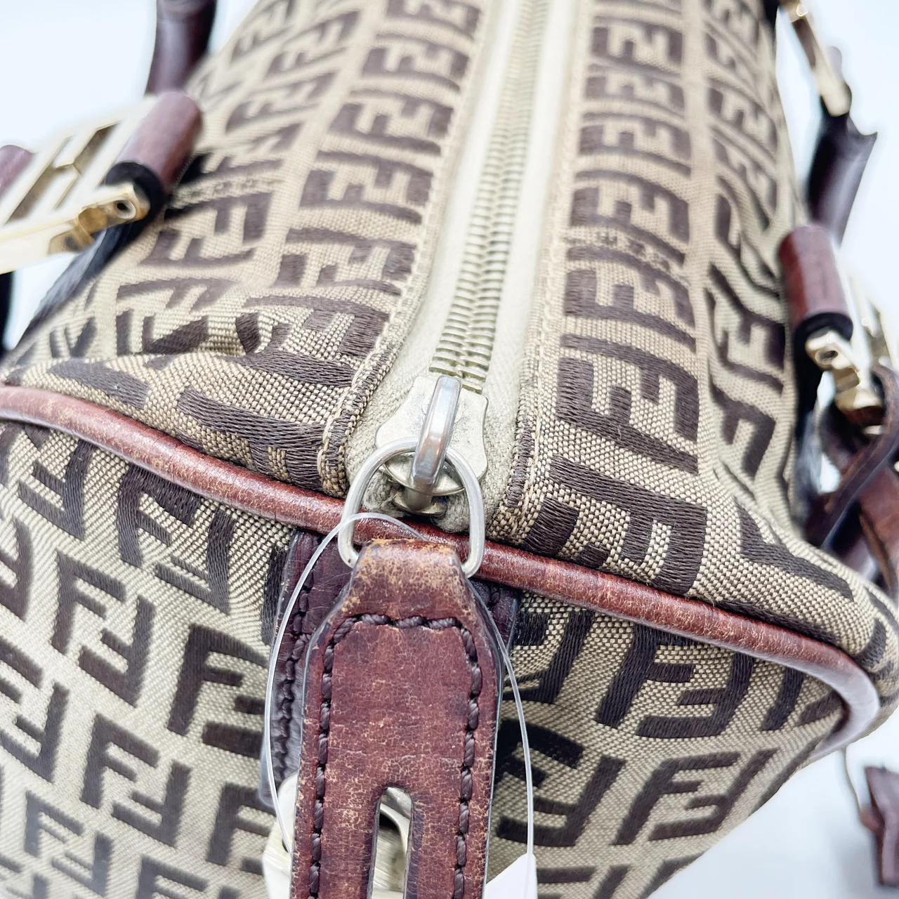 FENDI ZUCCA MINI BOSTON BAG view 8