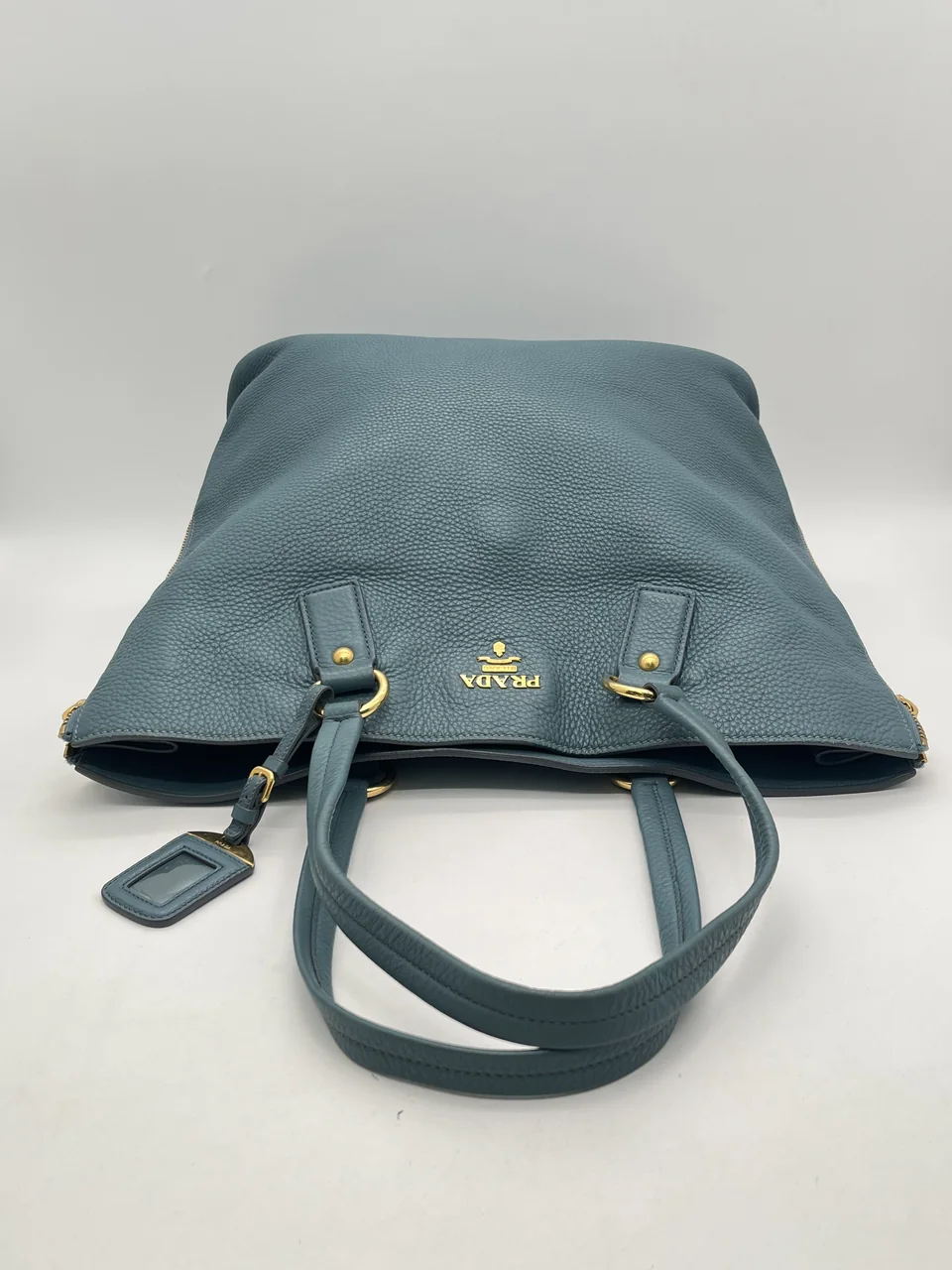 PRADA TOTE BAG (SKY BLUE) view 3