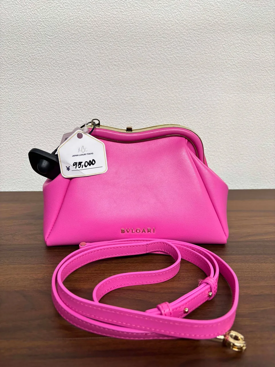 BVLGARI SHOULDER BAG (PINK)