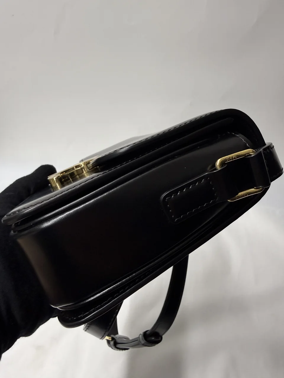 CELINE TRIO,PHE TEEN SHOULDER BAG (BLACK) view 5