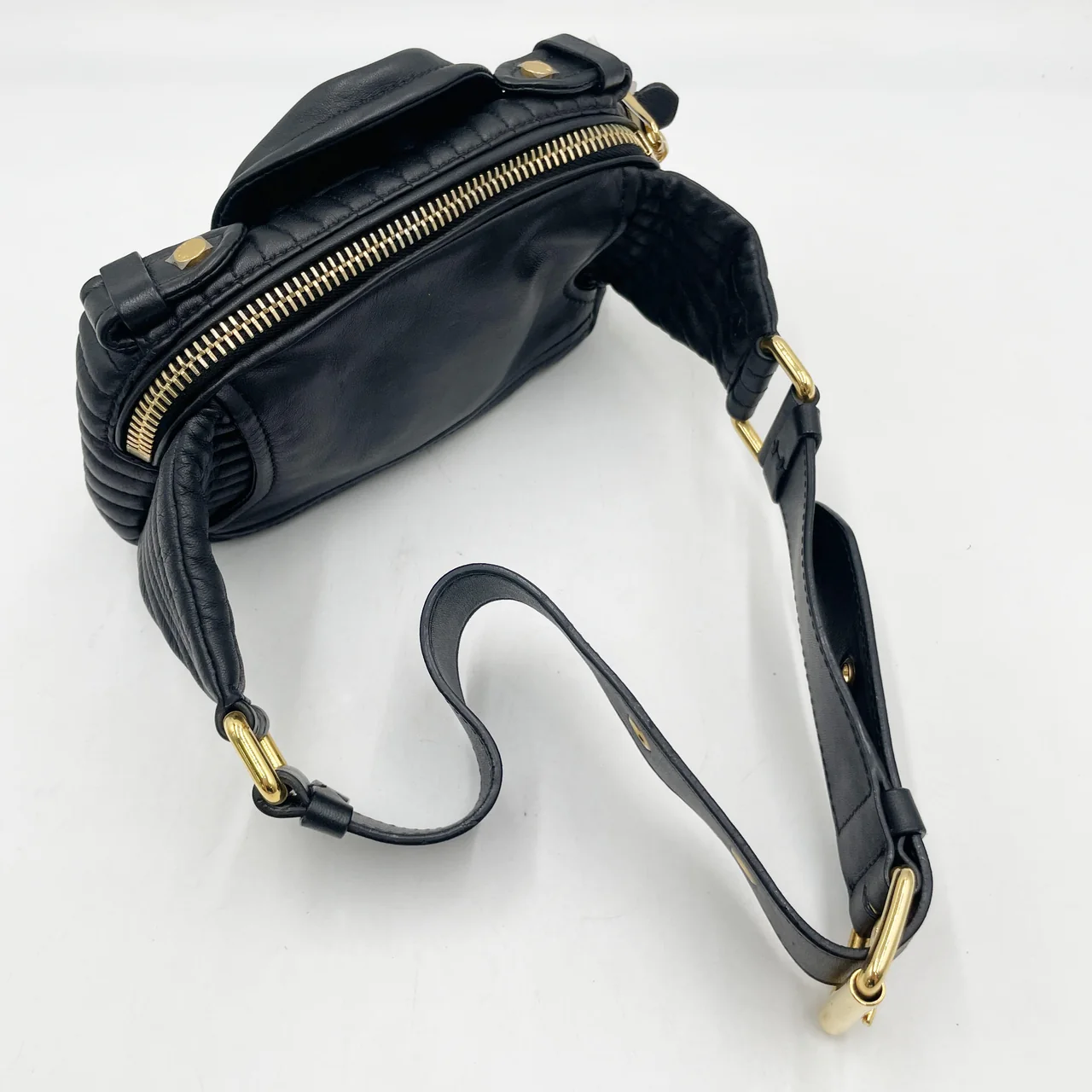 MOSCHINO WAIST POUCH (BLACK) view 6