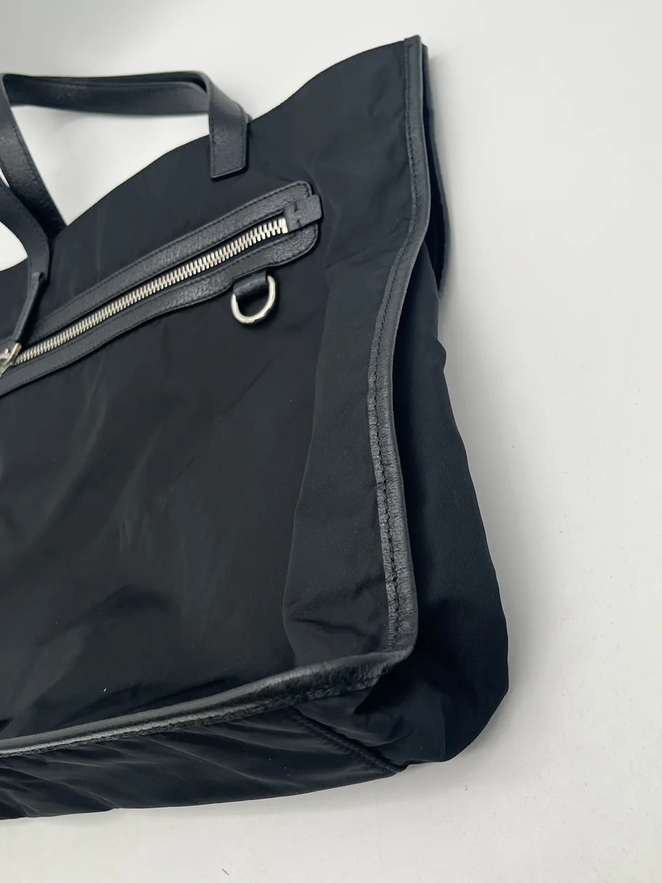 PRADA TESSUTO TOTE BAG (BLACK) view 6