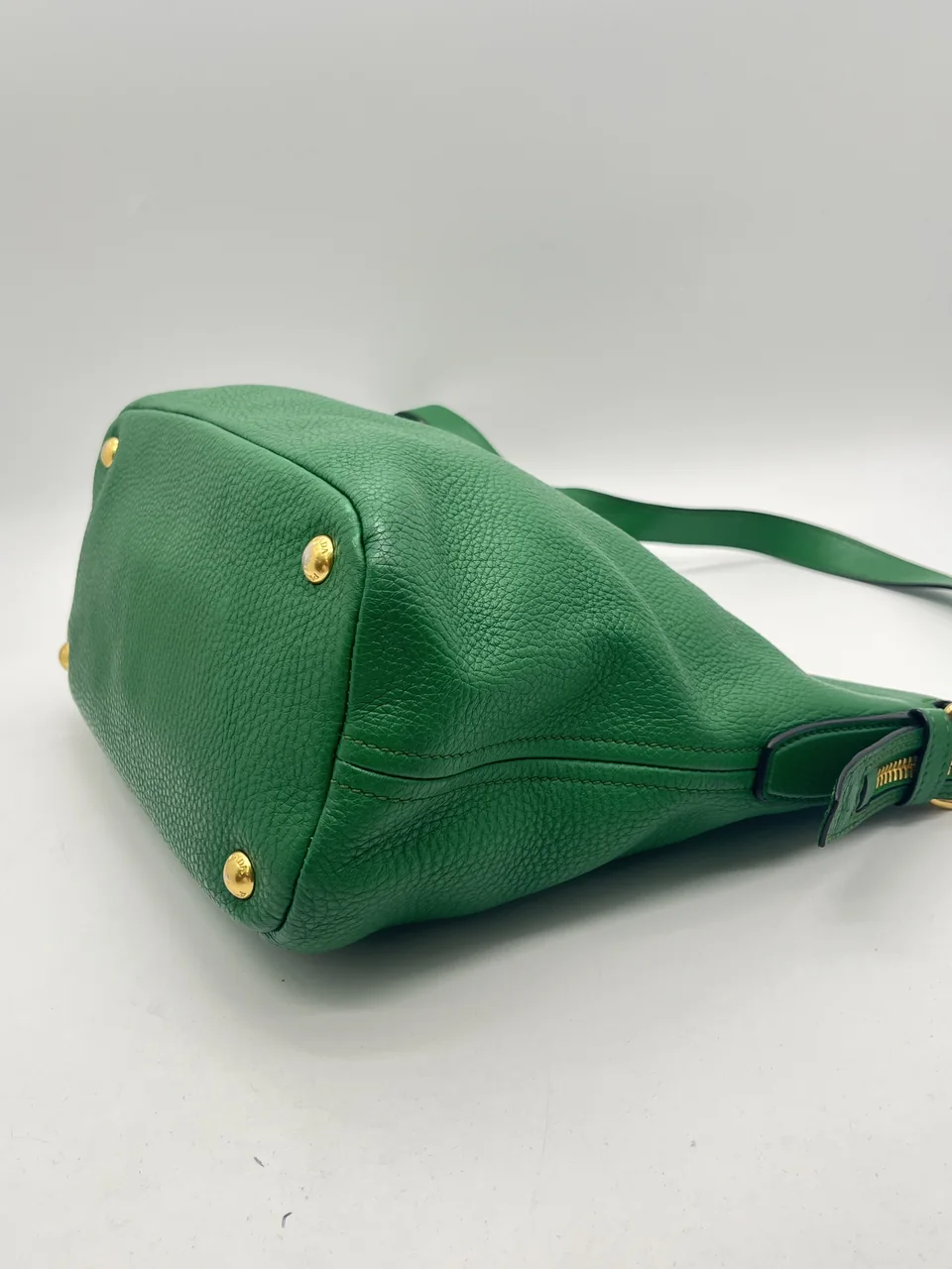 PRADA VITELLO SHOULDER BAG (GREEN) view 6
