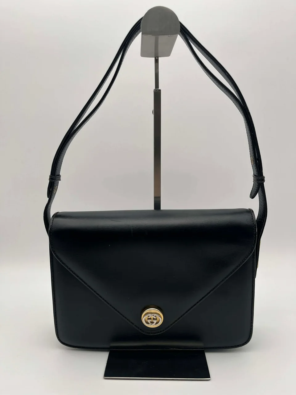 GUCI 001 406 1331 SHOULDER BAG (BLACK)