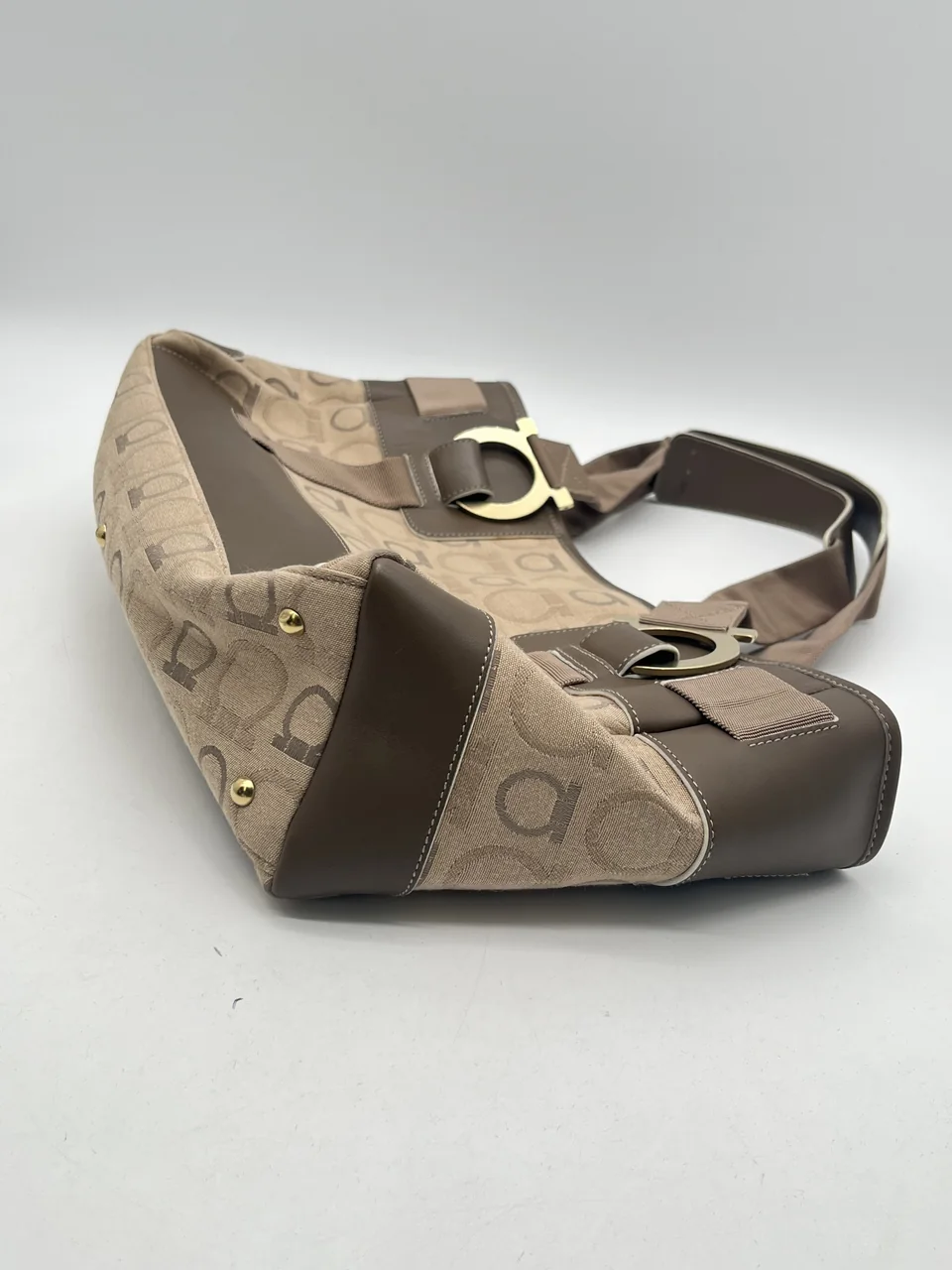 SALVATORE FERRAGAMO GANCINI TOTE BAG view 6