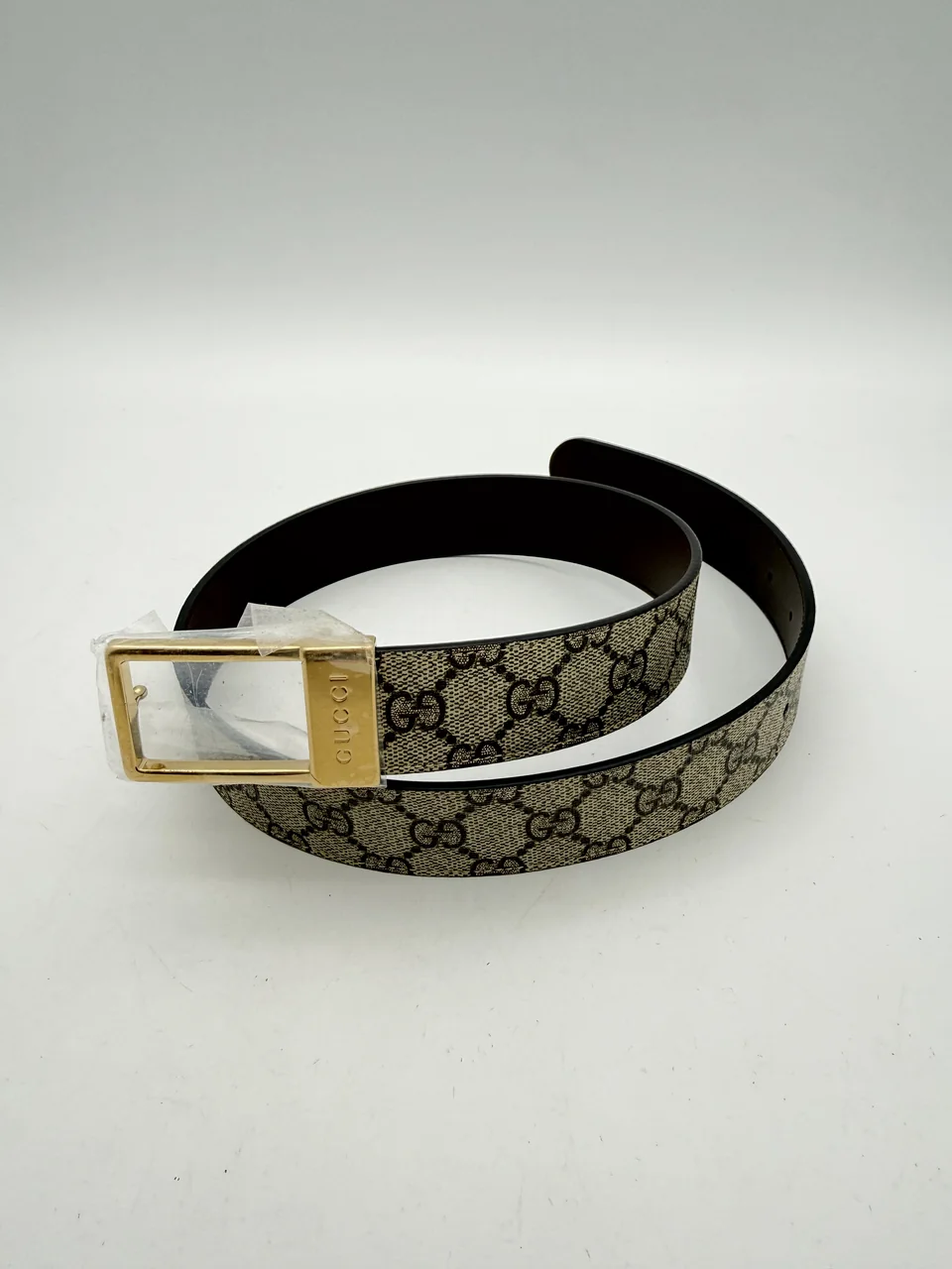 GUCCI GG SUPREME BELT (GRAY) view 3