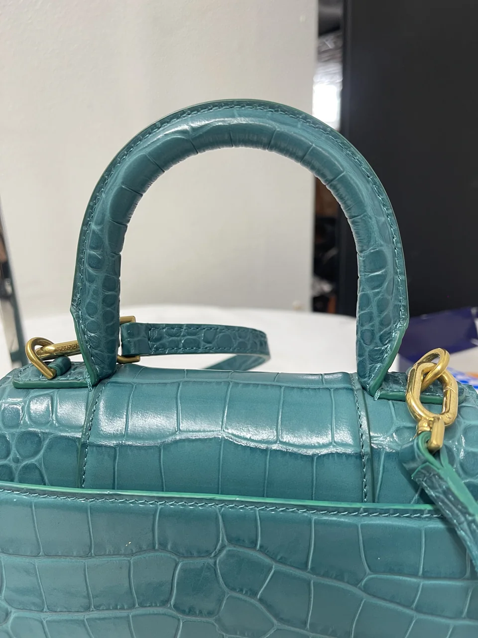 BALENCIAGA CROCO HOURGLASS view 6