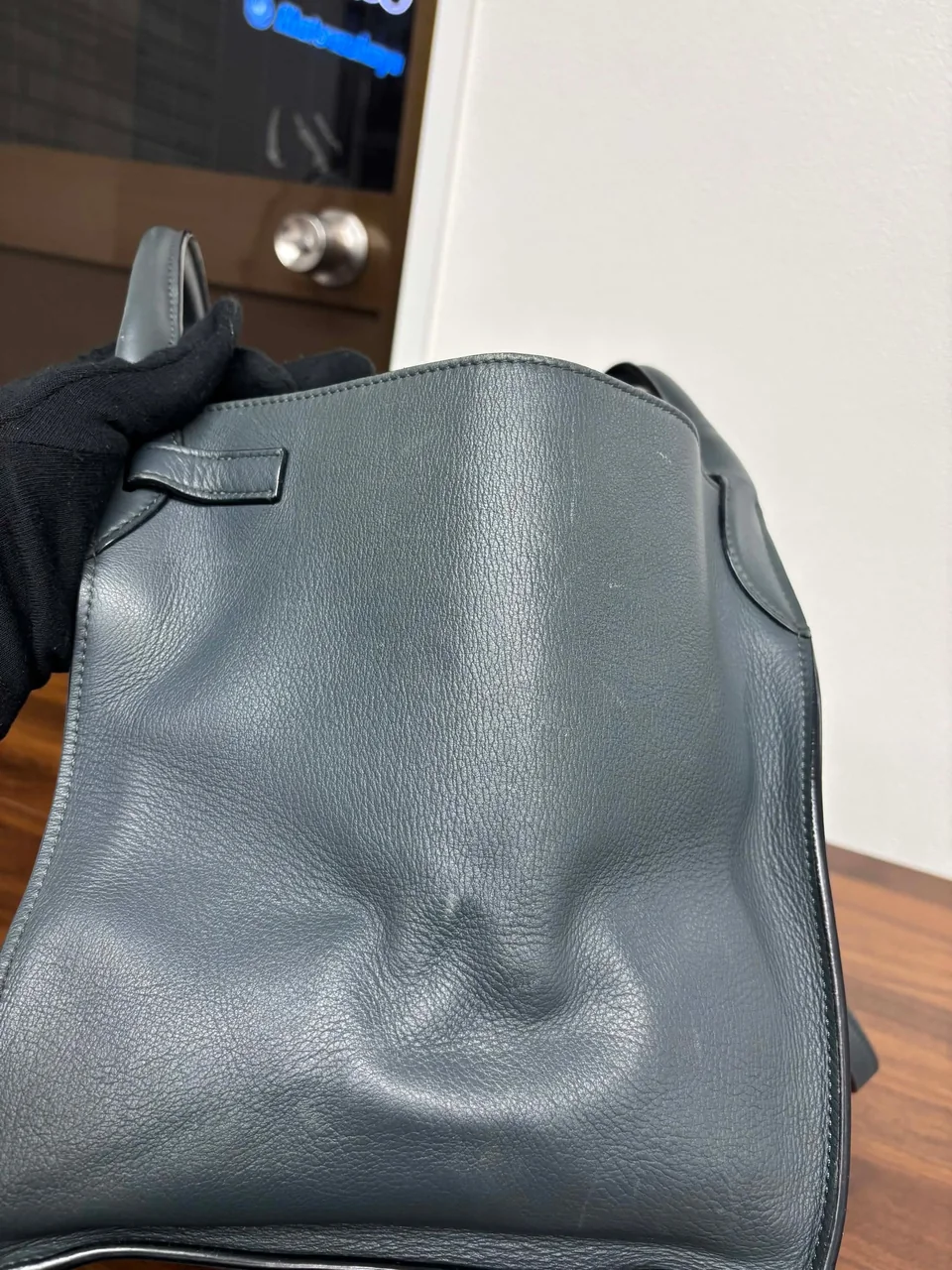 CELINE SHOULDER BAG (BLUE) hover