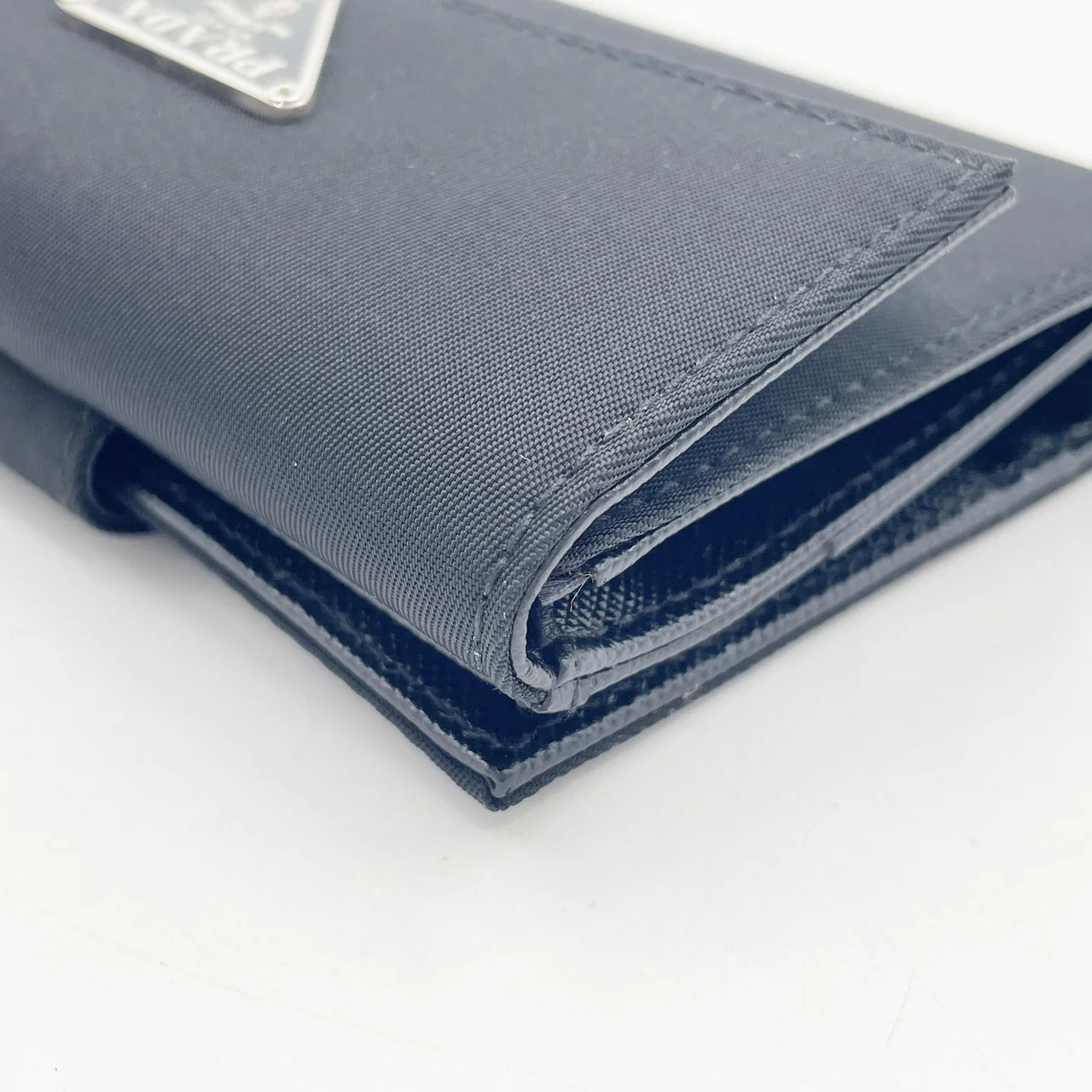 PRADA BIFOLD LONG WALLET (BLACK) view 7