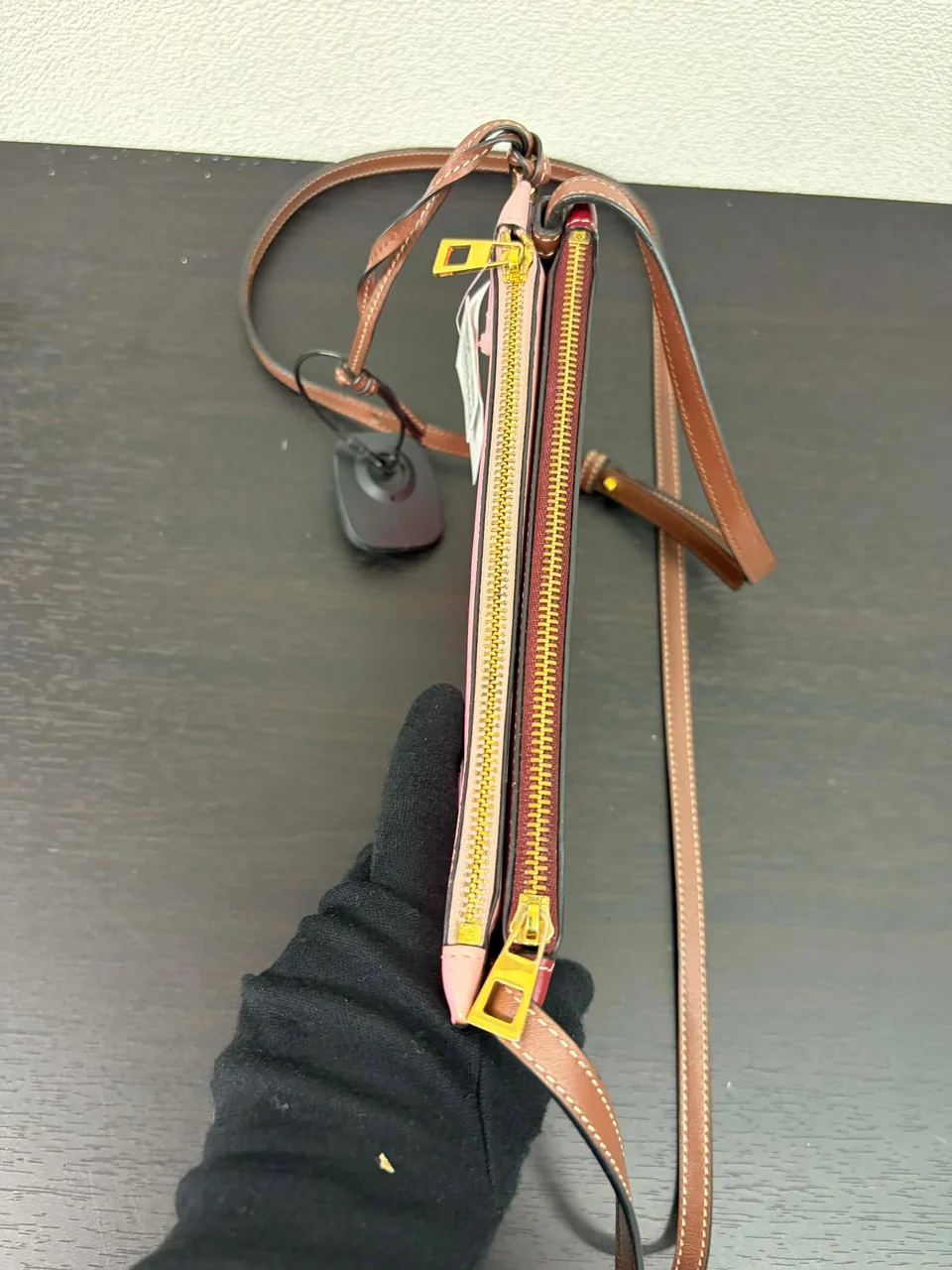 LOEWE GATE DOUBLE ZIP WALLET hover