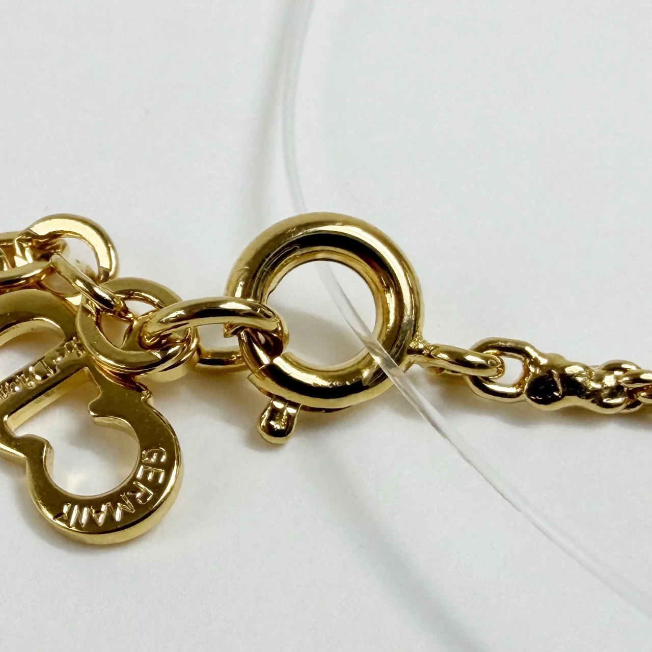 DIOR LOGO TWIST CIRCLE NECKLACE view 5