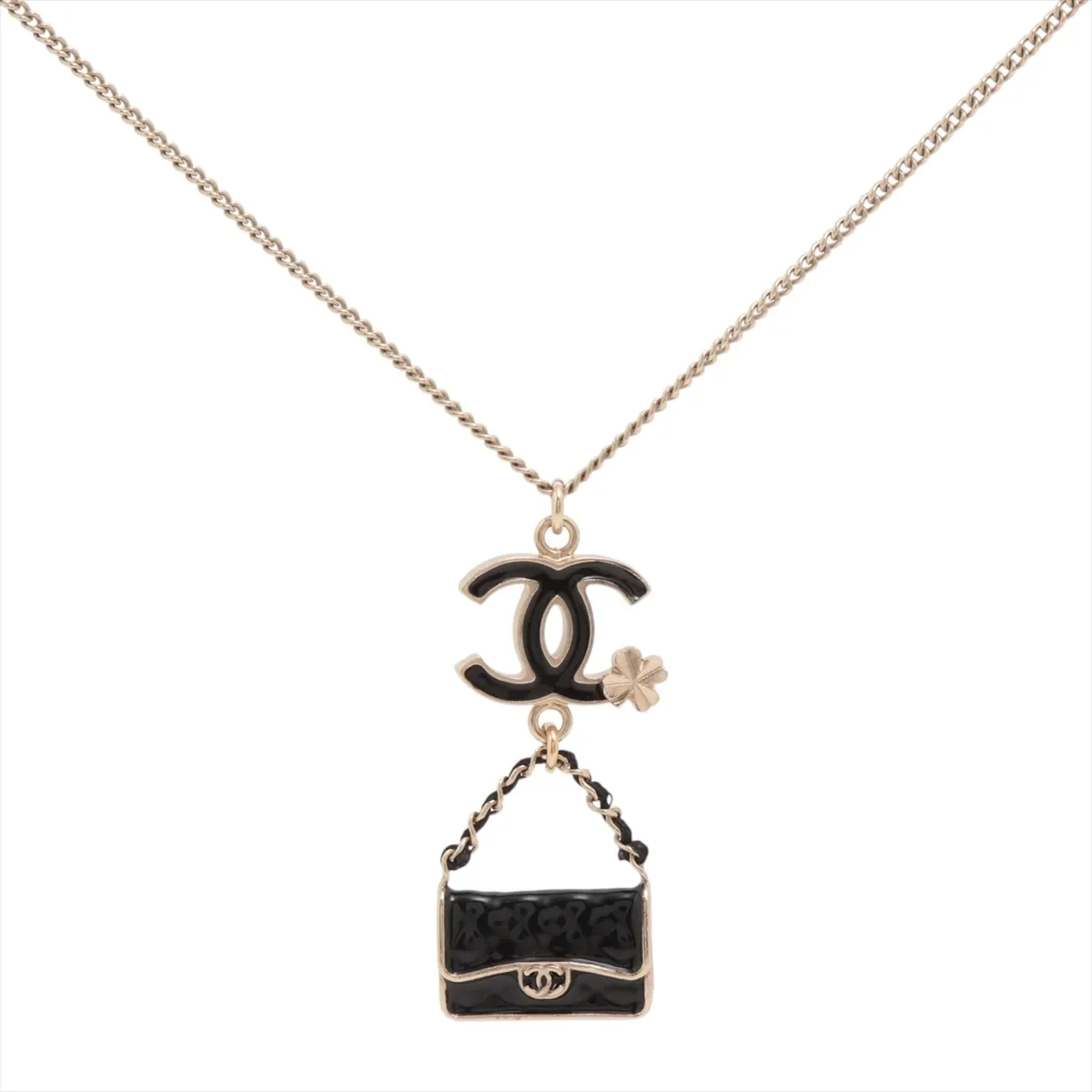 CHANEL COCO MARK BATELASSE NECKLACE