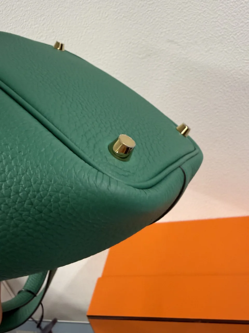 HERMES PICOTIN LOCK PM (TOGO, VERT VERTIGO, K STAMP) view 5