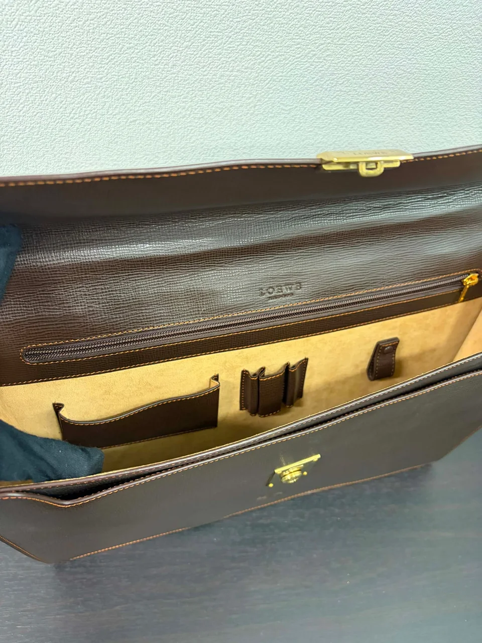 LOEWE BRIEFCASE (DARK BROWN) view 10